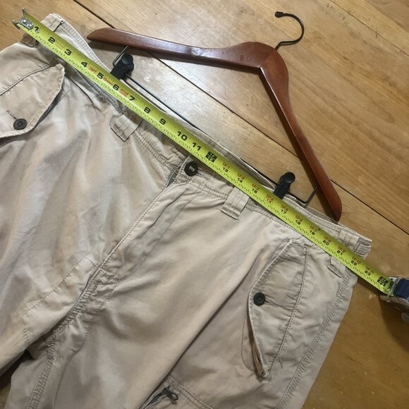 Ralph Lauren Cargo Pants grunge Khaki streetwear 42x32 eBay 9 Pocket Vintage - Picture 9 of 16